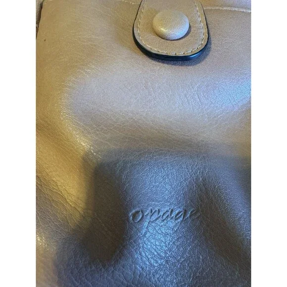 Opage Vegan Leather Crossbody Sling Bag Shoulder Purse Colorful Wide Strap - Picture 3 of 8